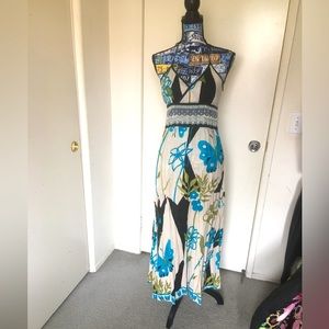 Valentine’s Day Sexy long butterfly halter top dress